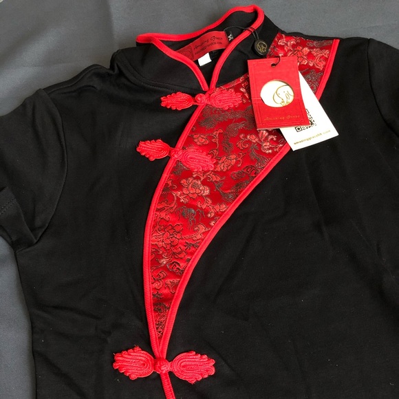 🐉 NWT MANDARIN ASIAN TOP ✨ - Picture 1 of 6